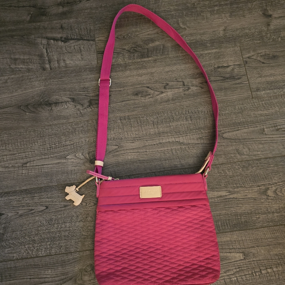 Radley London Quilted Medium Zip Top Crossbody Bag
